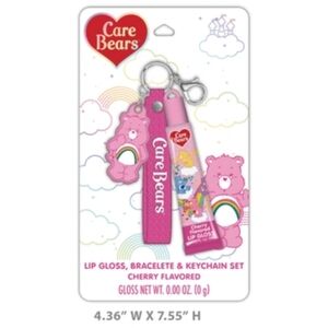 Care Bears Cherry Lip Gloss and Accessory Set